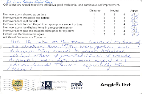 Customer testimonial about moving in montgomeryville
