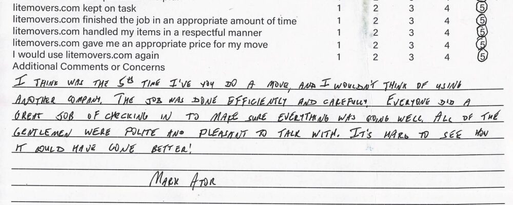 We’re honored to share this incredible feedback from a loyal returning customer: “I think this was the fifth time I’ve had LiteMovers complete a move. I wouldn’t think of using another company. The job was done efficiently and carefully. Everyone did a great job of checking in to make sure everything was going well. All of the gentlemen were polite and pleasant to talk with. It’s hard to see how it could have gone better!” — Pottstown, PA Customer A huge thank-you to Nathan, Justin, and Emanuel for continuing to deliver dependable, high-quality service. There’s no greater compliment than a customer choosing us again and again — and we’re truly grateful for that trust. Planning a move soon? 👉 Get your free and easy quote here: https://litemovers.com/moving-estimate.html