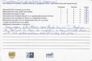We’re proud to share this great feedback from a returning customer: “Once again LiteMovers came through for us! Thank you to Jon and his team for completing a heavy, difficult move with such professionalism and at a very fair price!” — Berwyn, PA Customer A big thank-you to Jonathan, Nick, Alex, and Emanuel for handling a challenging move with professionalism, efficiency, and care. We truly appreciate our repeat customers and the trust they continue to place in our team. Planning a move soon? 👉 Get your free and easy quote here: https://litemovers.com/moving-estimate.html