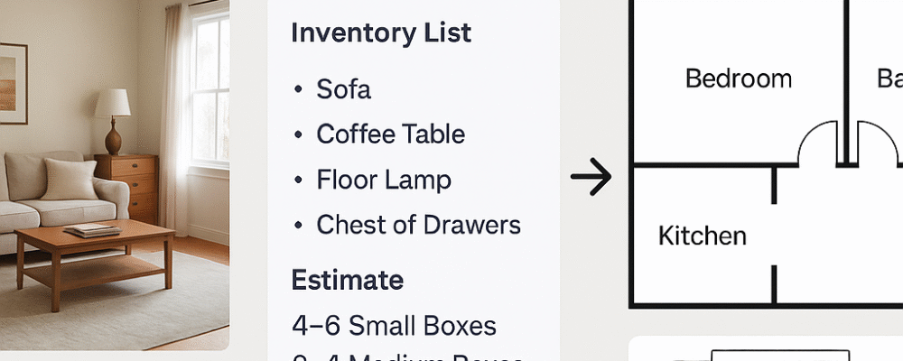 use ai to take pictures of your furniture and create a floor plan