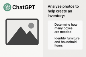 use chat gtp to create an inventory for your move