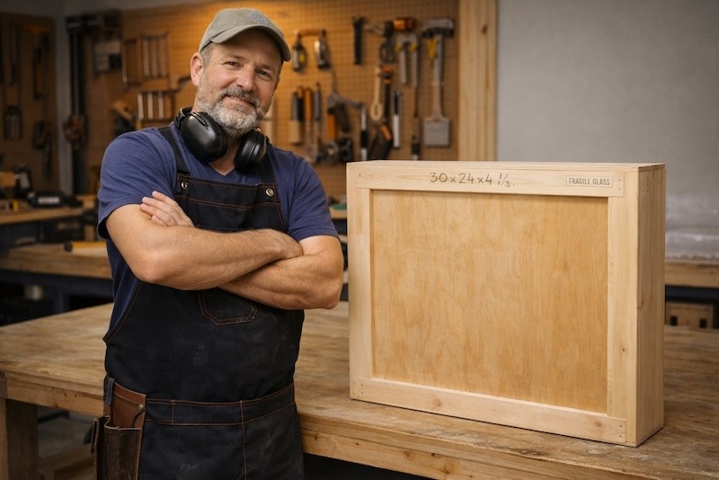 LiteMovers custom art crate