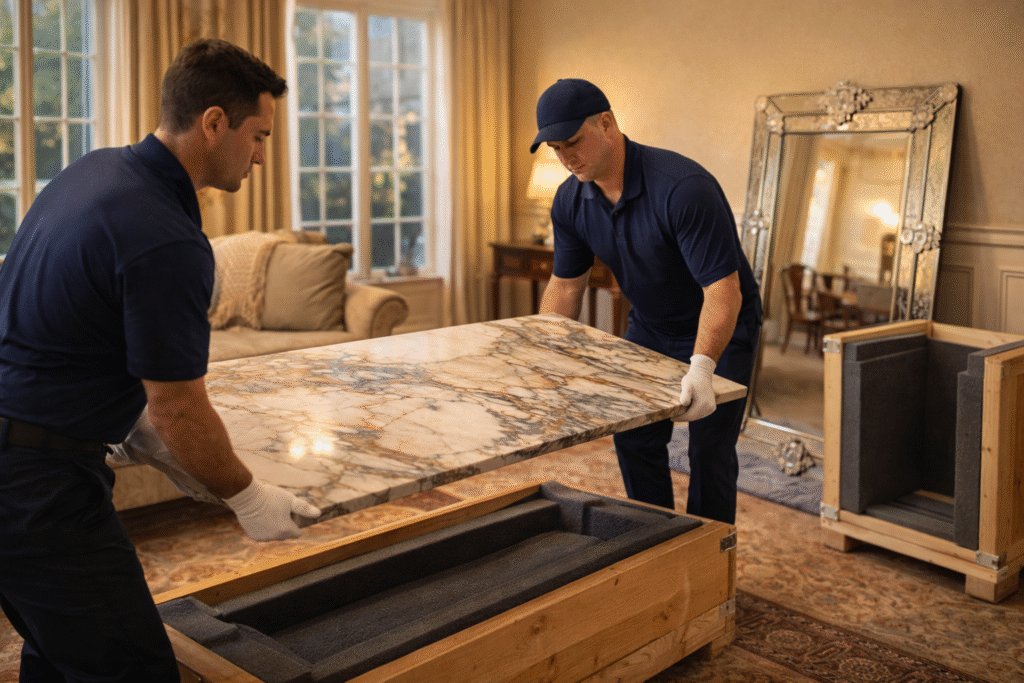marble should be crated