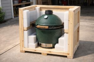 green-egg-crate Large | LiteMovers crating ceramic grills is important for a successful outcome