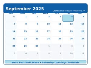 litemoverscalendar villanova | LiteMovers