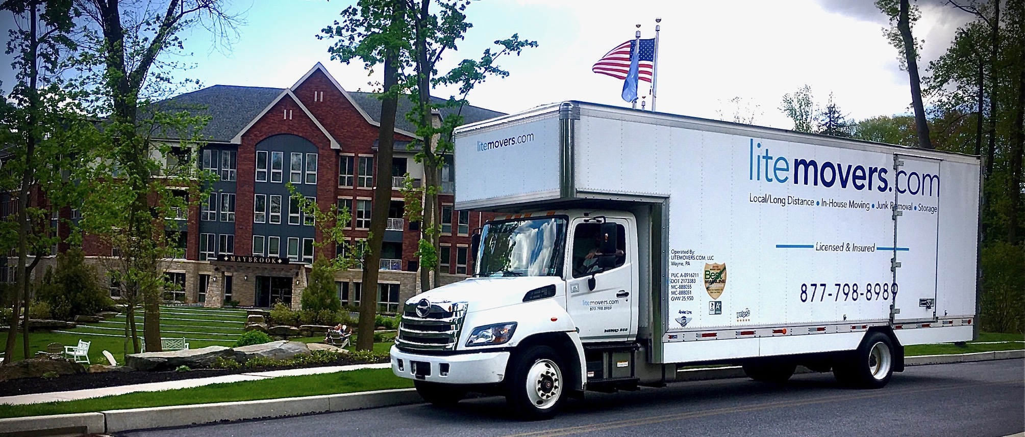 long distance mover interstate | LiteMovers Best long distance movers Philadelphia LiteMovers dedicated trucks