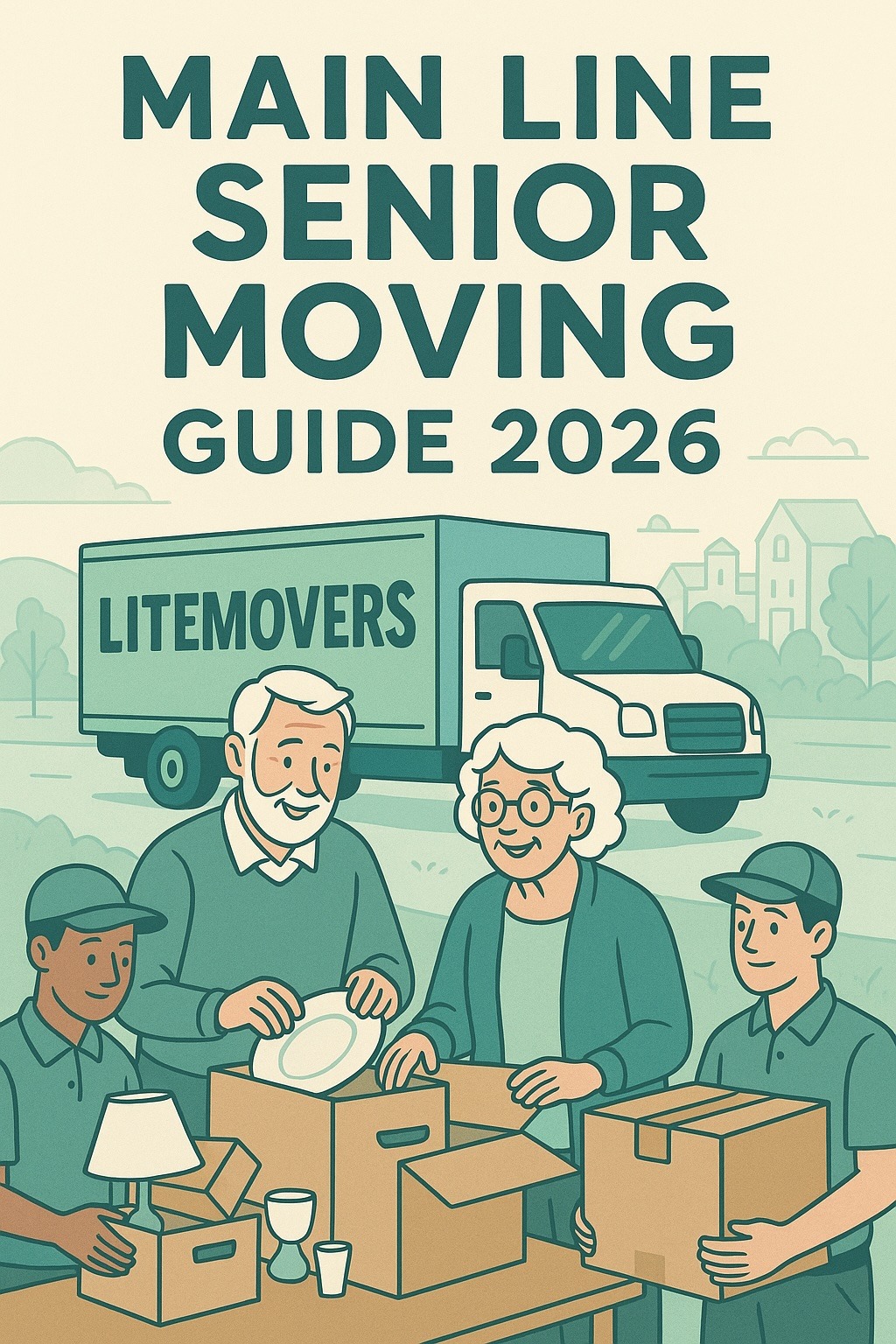 LiteMovers helping with senior move on the Main Line Pennsylvania