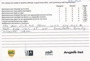 mover-near-me | LiteMovers The men Erik and Shawn were very nice and took good care of our furniture. Definitely recommend them.” Thank you so much! We love hearing how hard our guys work, and we love hearing feedback from our customers!