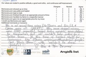 Swarthmore movers near me testimonial