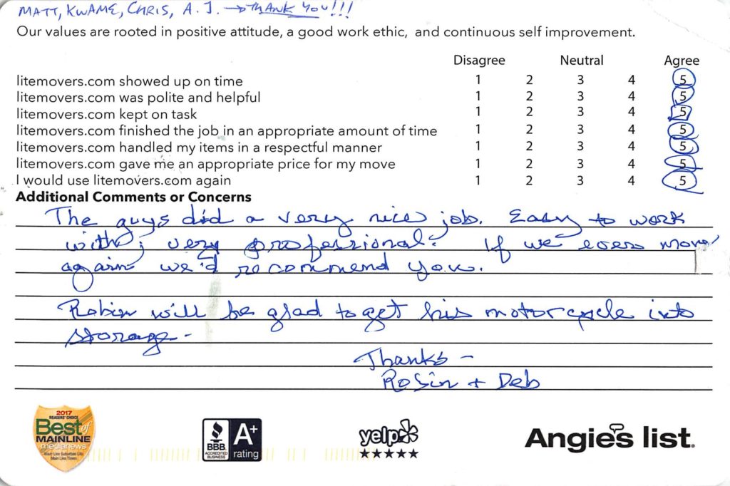 Moving from Bryn Mawr to Millsboro, DE Interstate Movers | LiteMovers 5 Star Review Bryn Mawr