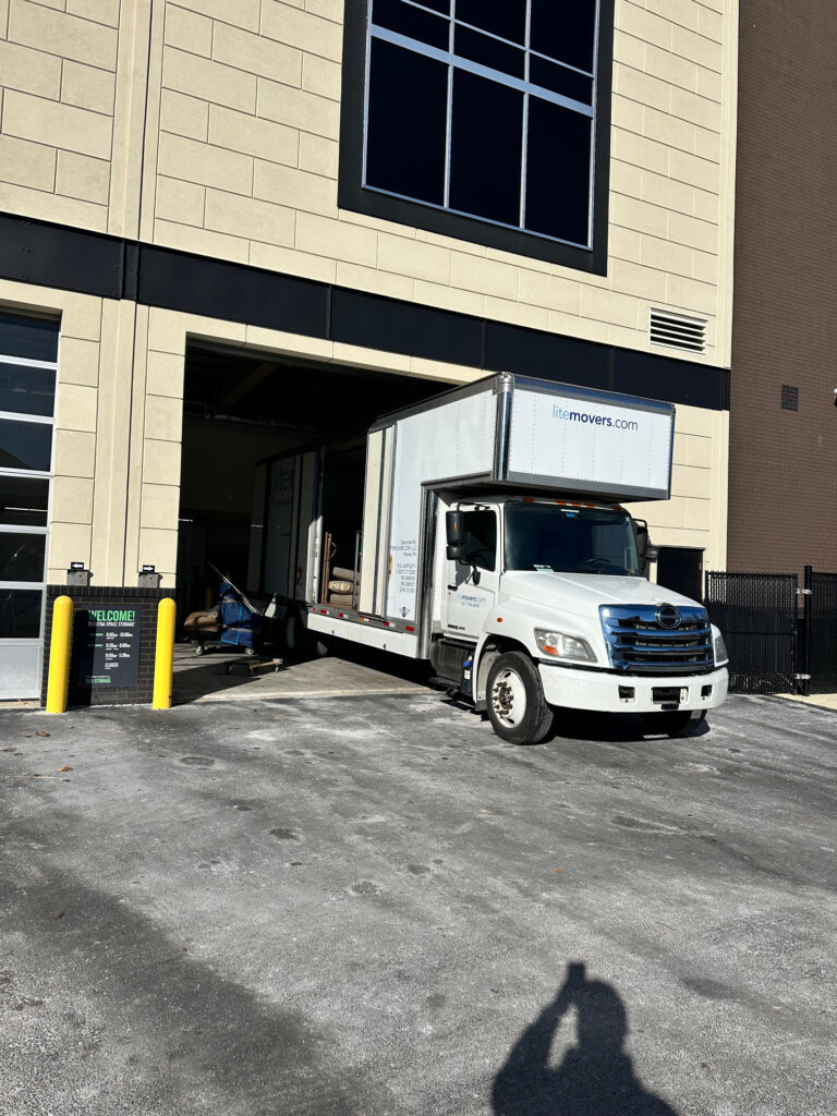 Clean self-storage space for furniture while a Main Line home is on the market