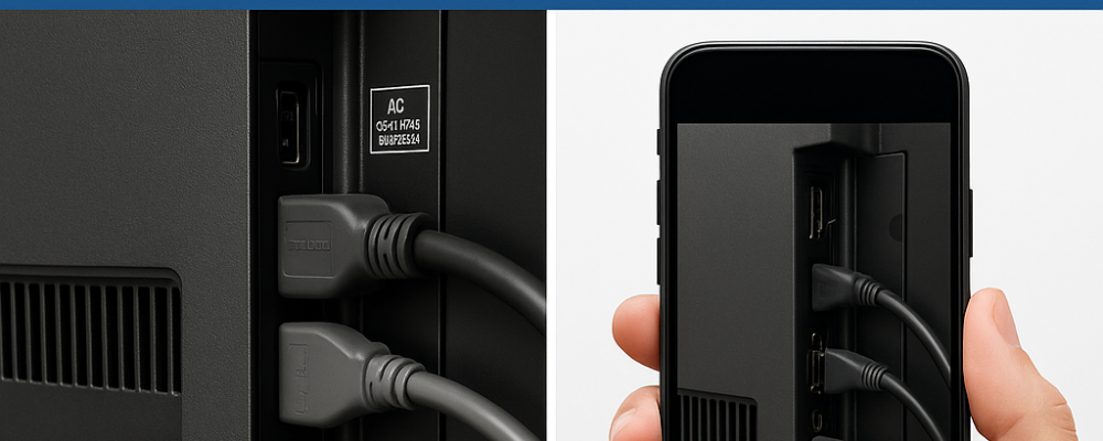 take pictures of your tv and electronics cables before you pack