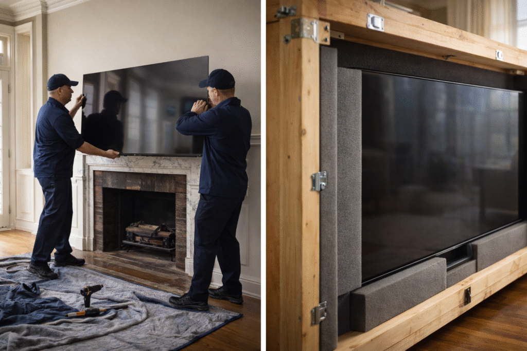 tv-crate | LiteMovers crating oled tvs is the only way to transport them safely