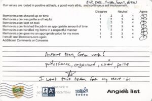 Mover Reviews Warminster Movers near me